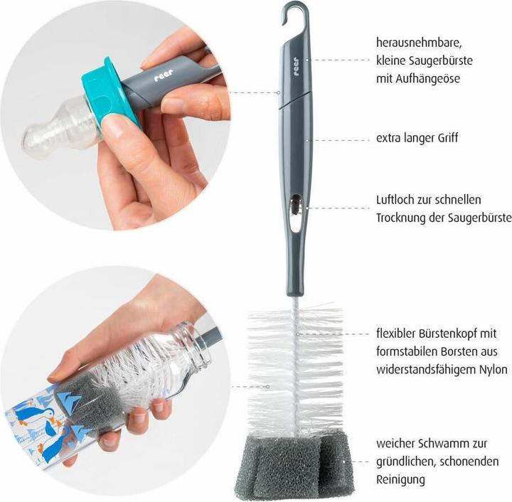 Produktbild Reer 2in1 Flaschen- und Saugerbürste