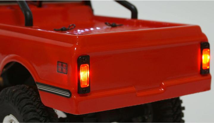 Image du produit Amewi AMXRock AM18 Chenille brossée électrique 4RM 1:18 RTR Pick-Up rouge (RTR Prêt à fonctionner)
