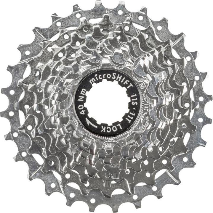 Micro Shift Microshift Centos-Kassette 11. Reis, Stahl, kompatibel mit Shimano, 11-12-13-15-17-19-21-24-28-32, C (11-fach, 11-32)
