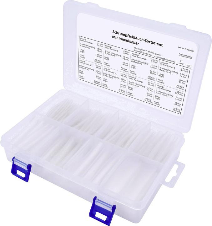 Image du produit Tru Components Assortiment de gaines thermorétractables avec adhésif interne (300 x)