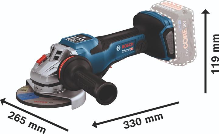 Actual product image Bosch Professional GWS 18V-15 PSC (125 mm)