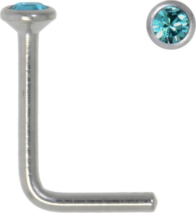 Bijouteria Nasenpiercing (Edelstahl, Kristall)