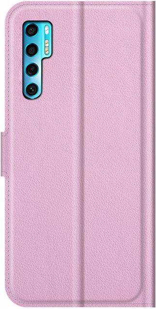 Actual product image MU Classic Litchi Leather Bookcover Series (TCL 20 Pro 5G)