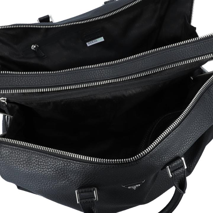 Immagine prodotto Guess Torino - Duffle Bag, Schwarze Lederoptik (32 l)
