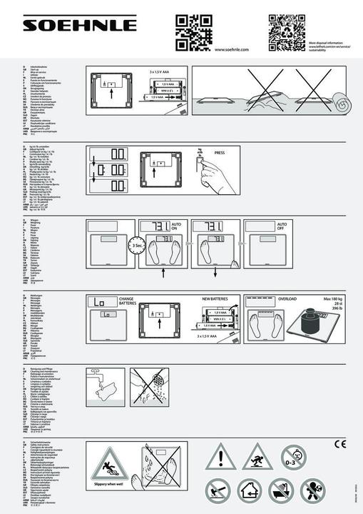 Image du produit Soehnle Style Sense Safe 300 (180 kg)
