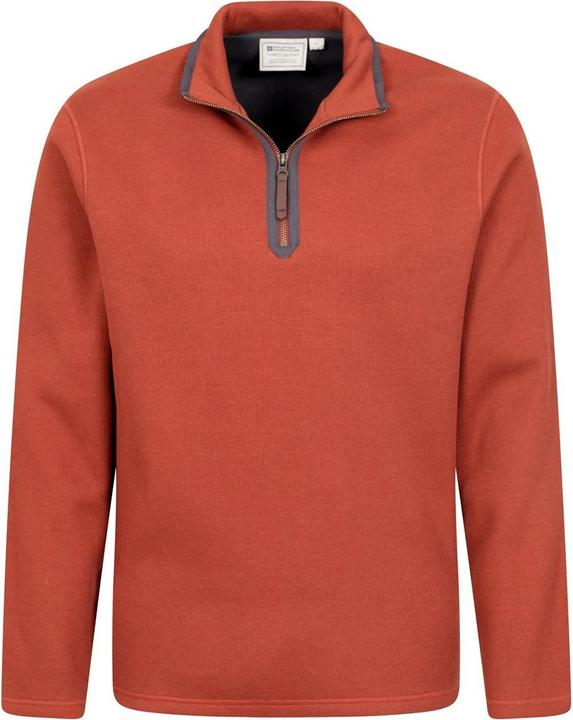 Actual product image Mountain Warehouse Mens Beta Contrast Zip Top (L)