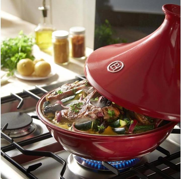 Image du produit Emile Henry Tajine (32 cm, Pot à tajine, Céramique)