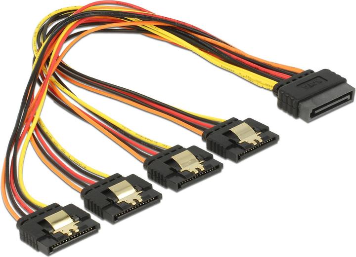 Image du produit Delock Adaptateur d'alimentation SATA 4x SATA, droit