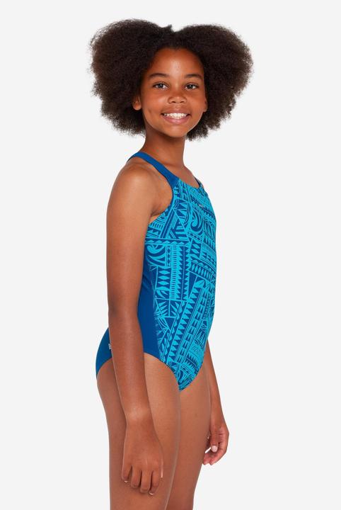 Image du produit Nabaiji Maillot de bain 1 pièce natation Fille - 500 Kamyleon fatu turquoise