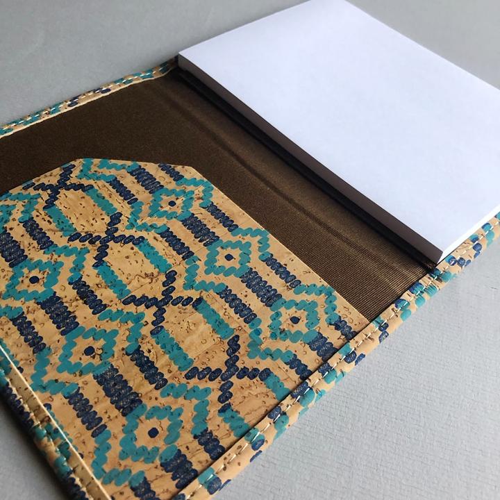 Produktbild Artelusa Kork Mappe A6 «Ethnic Blue» (A6, 1 x)