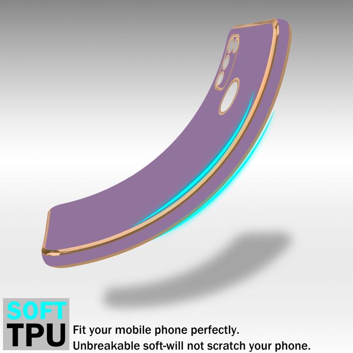 Productafbeelding Cadorabo Hoesje voor Samsung Galaxy M21 / M30s in TPU met camerabescherming LM130 Style (Samsung Galaxy M30, Samsung Galaxy M21)