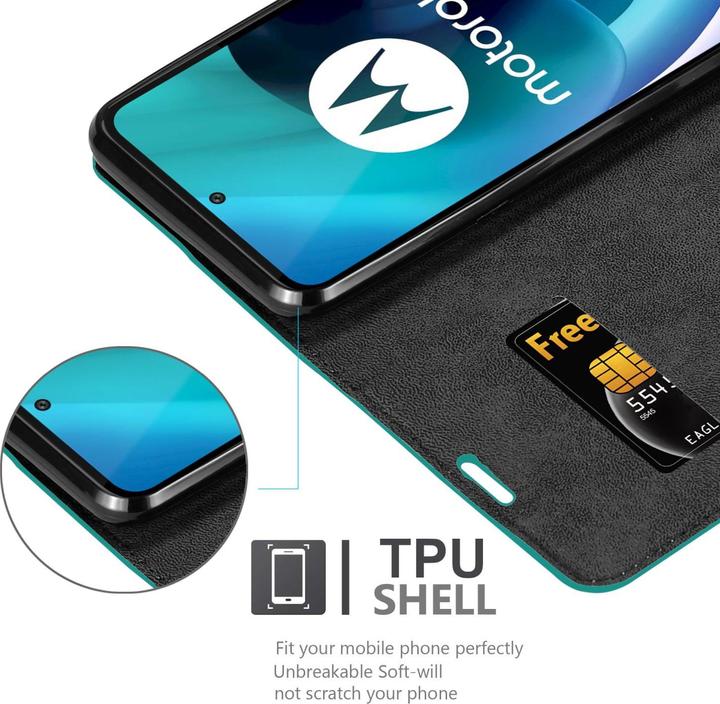 Immagine prodotto Cadorabo Libro Invis. Coperchio magnetico (Motorola Moto G71 5G)