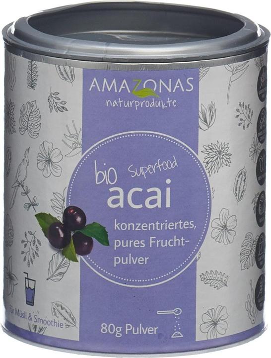 Amazonas Bio Fruchtpulver 100 % pur (1 Stück, Pulver, 80 g)