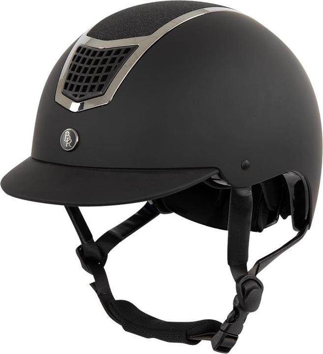 BR Equestrian Equipment standard visor riding helmet lambda glitter