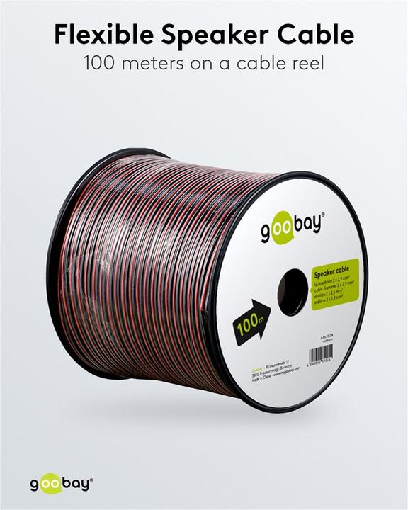 Produktbild Goobay Cca (100 m, 2.50 mm²)