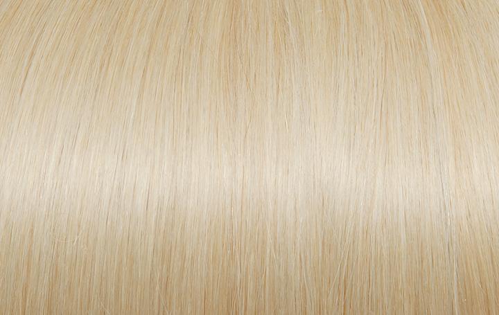 Seiseta Weft Hair Glatt 1001 Platinblond 50/55 cm (Platinblond, 55 cm)