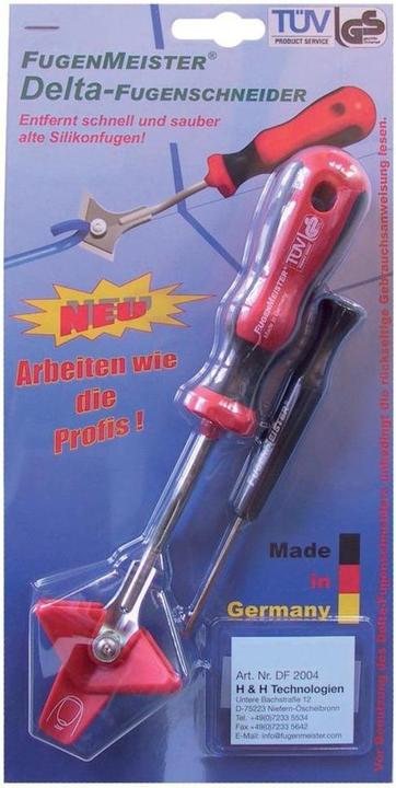 Actual product image Magni Fugenmeister Delta joint cutter Silicone remover Joint scraper with two sharp blades for thorough