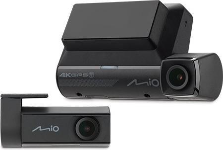 Mio MiVue 955W Dual car dash camera (GPS-Empfänger, Bluetooth, Nachtsicht, Eingebautes Display, 4K)