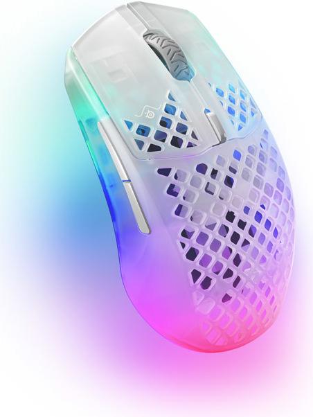 Actual product image SteelSeries Aerox 3 Ghost (Wireless, Cable)