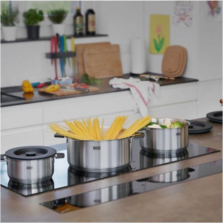 Actual product image Kuhn Rikon Smart Compact Set (16 cm, Pan set + pot set, Stainless steel)