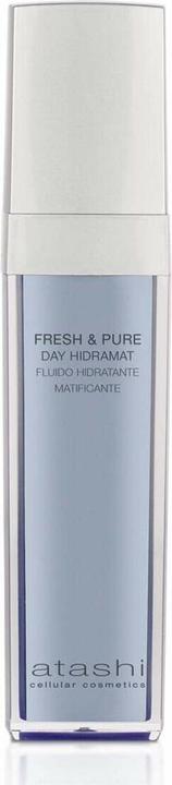 Actual product image Atashi Fresh & Pure Day Hidramat Mattifying Moisturizing Facial Fluid with Lilac Flower 50ml (50 ml, Day cream)