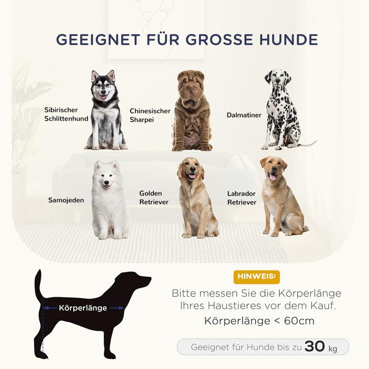 Produktbild PawHut Hundesofa mit abnehmbarem Bezug (Hund)
