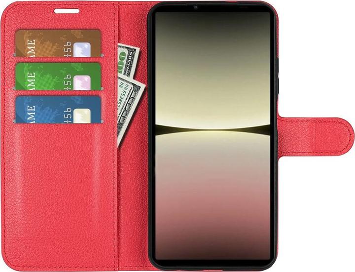 Produktbild Cover-Discount Sony Xperia 10 V - Leder Etui Hülle rot (Sony Xperia 10 V)