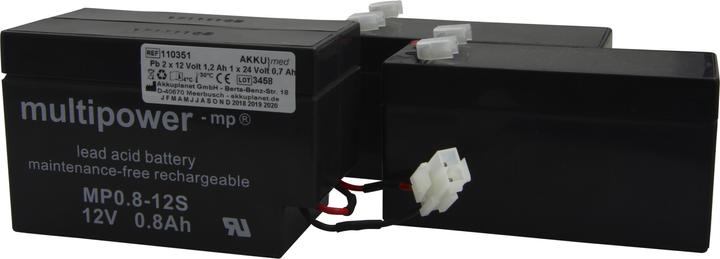 Image du produit XCell Blei Akku passend für Hill Rom Krankenhausbett Typ AvantGuard LI159AX, 1600, 1200 (2 pcs, 1200 mAh)