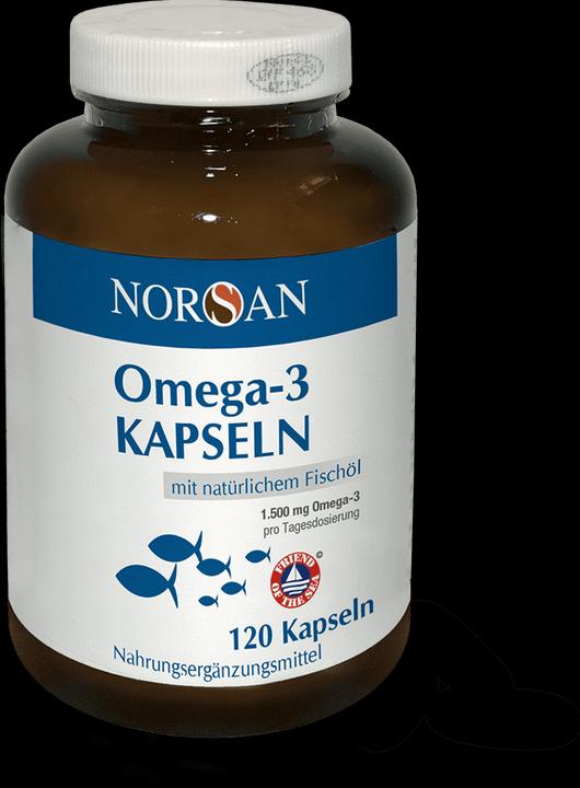 Actual product image Norsan Omega-3 Fish Oil (120 Piece, Capsules, 254 g)