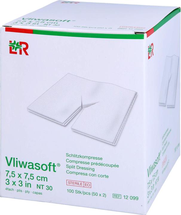 Actual product image Lohmann & Rauscher Slit compresses with Y-cut