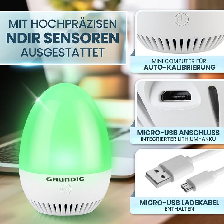 Image du produit Grundig CO2 Messgerät Ampel Air
