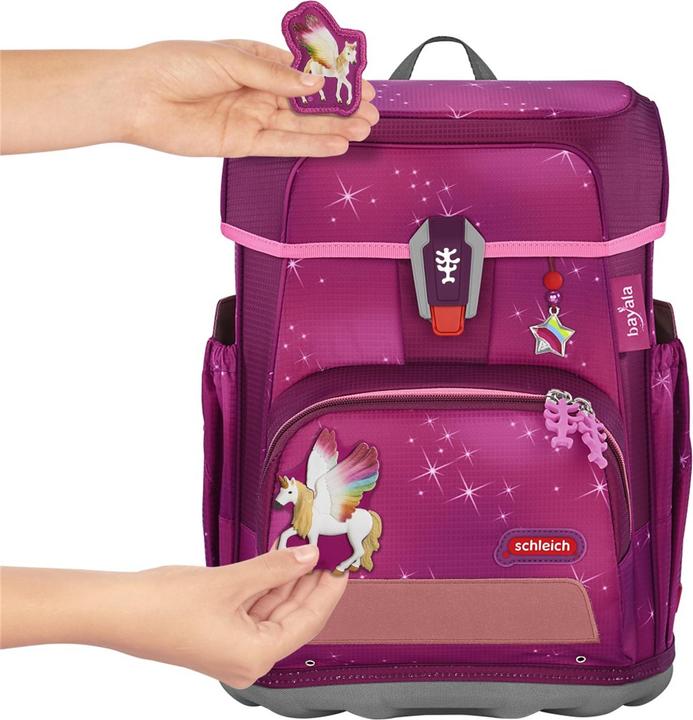 Actual product image Step by Step School Backpack Accessory Set Magic Mags Limited Edition by SCHLEICH