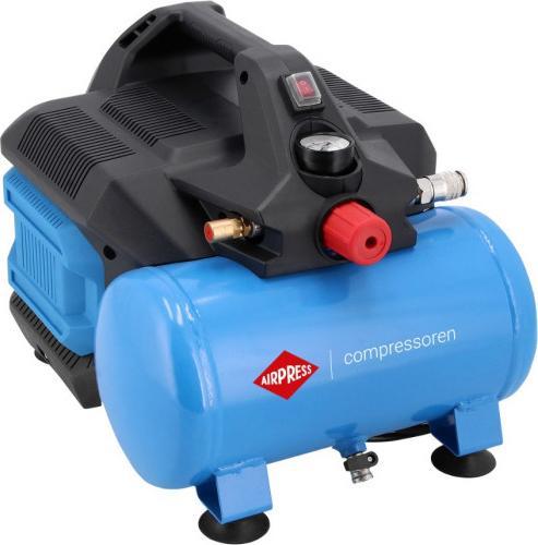 Actual product image Airpress 36578 LMO 6-126 Geräuscharmer Kompressor 230V 8 Bar 1HP (8 bar, 6 l)