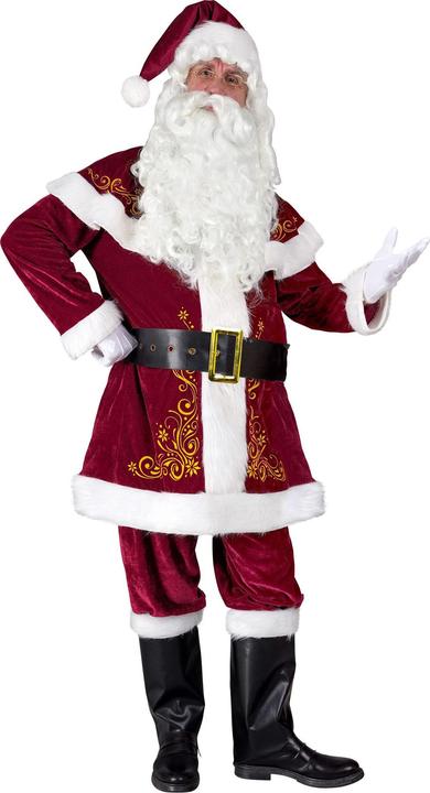 Actual product image Widmann Father Christmas costume coat with cape, trousers, belt, boot covers (XXL, 3XL)