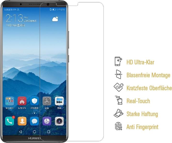 Actual product image Protectorking 4x Panzerfolie Anti-Shock HD Klar (4 Piece, Mate 10 Pro)