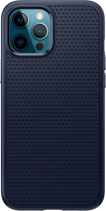 Produktbild Spigen ACS02250 Handy-Schutzhülle 15,5 cm (6.1" ) Cover Navy (Apple iPhone 12 Pro, Apple iPhone 12)