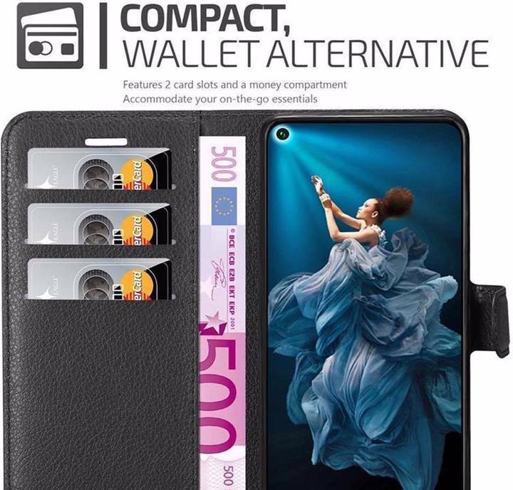 Actual product image Cadorabo Book with stand function cover (Huawei Nova 5T, K20, TCL 20S)