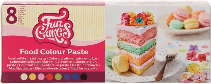 FunCakes Paste colours set 8 pieces