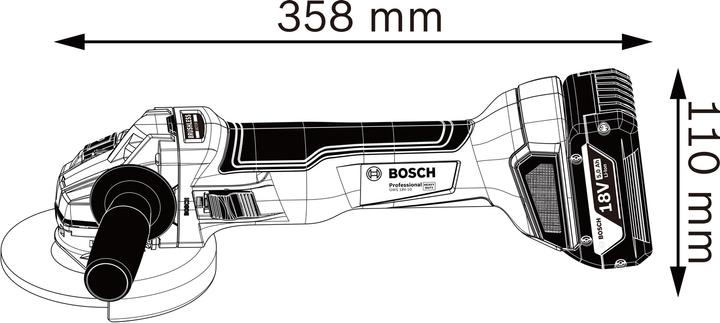 Image du produit Bosch Professional GWS 18V-10 (125 mm)