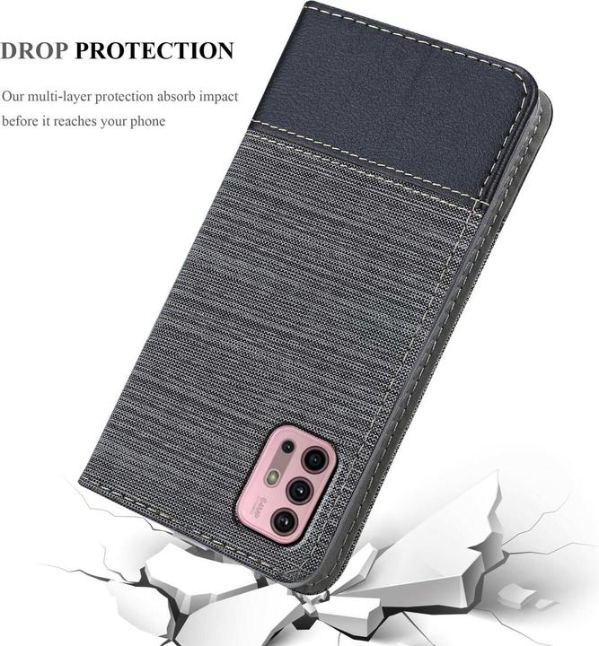Produktbild Cadorabo Jeans Book Hülle (Motorola Moto G10, Motorola Moto G30)