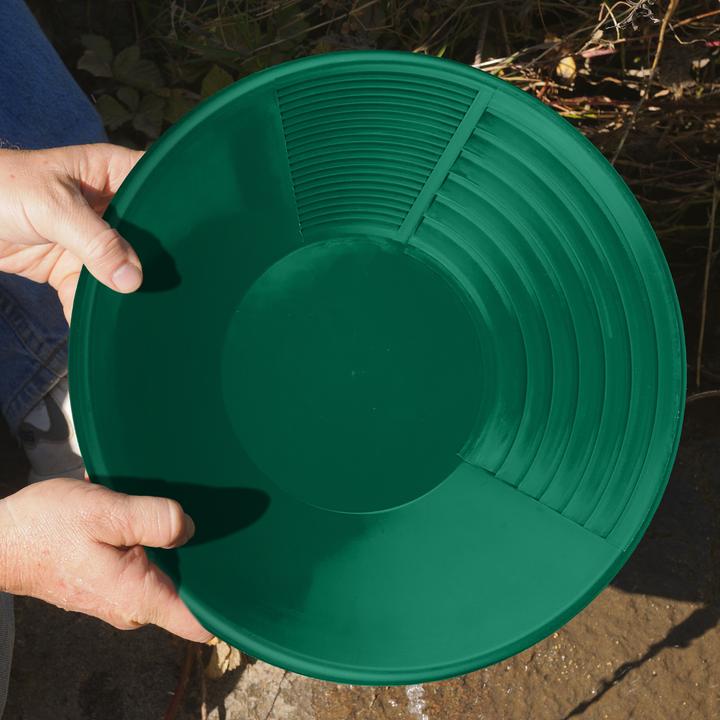 Actual product image Relaxdays 2x gold panning pan