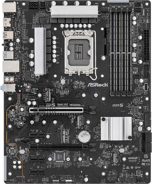 Produktbild AsRock MB Z690 Phantom Gaming 4/D5 1200 HDMI DDR5 (LGA 1700, Intel Z690 (DDR5), ATX)