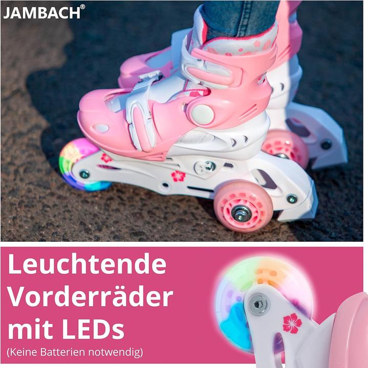 Actual product image Jambach Kinder Inline-Skates Set, verstellbar mit Schutzset (30, 31, 32, 33)