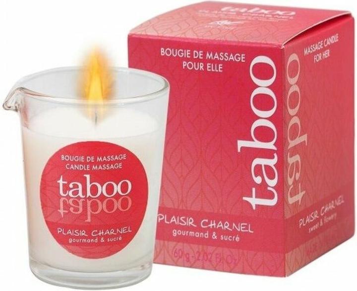 Actual product image Ruf Taboo Candle Massage Woman Plaisir Charnel Smell Cacaco Flower