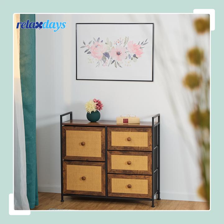 Produktbild Relaxdays Kommode (85 x 31.5 x 77 cm)