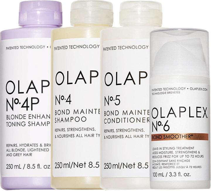 Olaplex Blond Profi Care Set No. 4P + No. 4 + No. 5 + No. 6 (Haarpflege set)