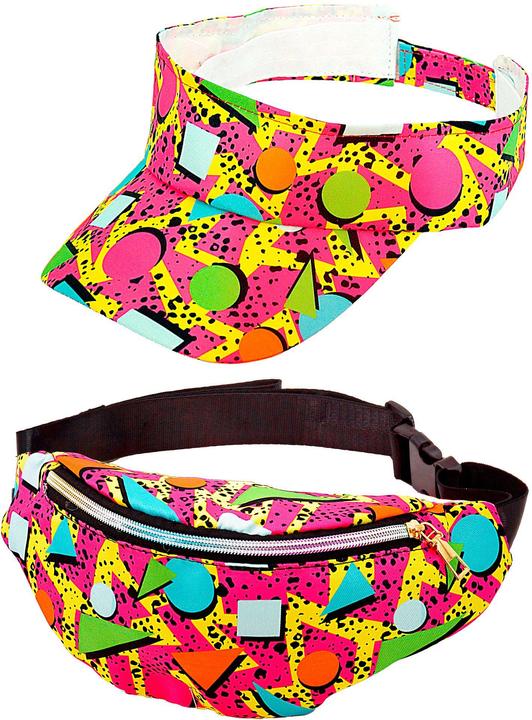 Produktbild Widmann The 80s FUNKY FASHION - funky pink (Schirmmütze & Gürteltasche)