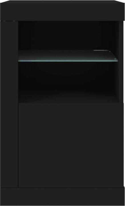 Image du produit VidaXL Armoire d'appoint avec lampes LED Noir (41 x 37 x 67 cm)