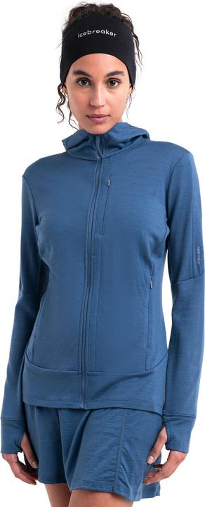 Image du produit Icebreaker Femmes Mérino 260 Quantum IV L/S Sweat à capuche zippé (S)