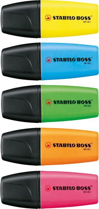 Actual product image STABILO Boss Mini (Yellow, 5 mm, 1 x)